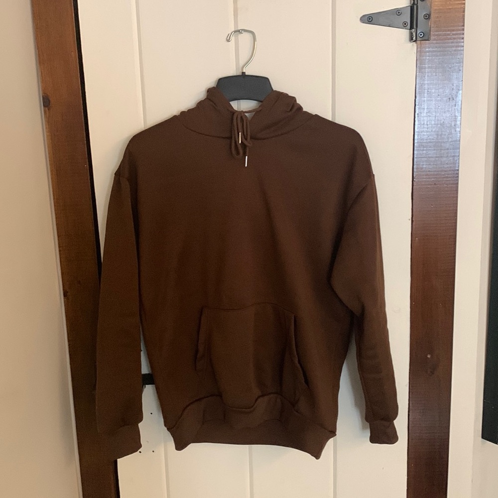 brown shein sweater